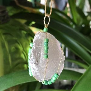 💚 SALE Handmade artisan seaglass pendant